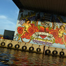 graffiti na przęśle szczecińskiego mostu, trasa zamkowa